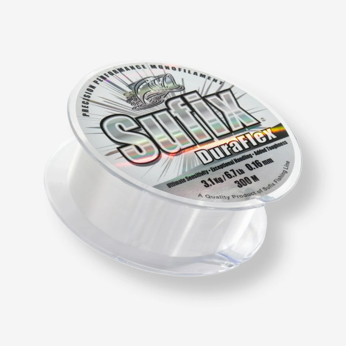 SUFIX Rybársky vlasec/šnúra na lov v mori Duraflex Clear 300 m 20/100 · záber 1