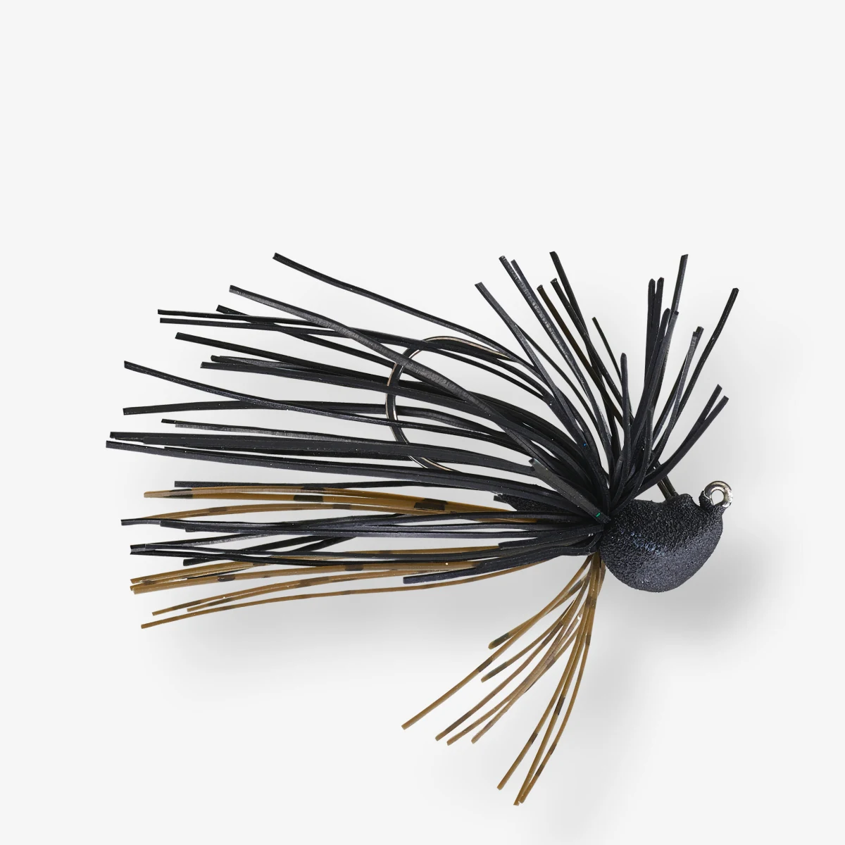 CAPERLAN Umelá nástraha na lov dravcov Micro Rubber Jig Tungsten Black 2 g - 1/16 oz · záber 1