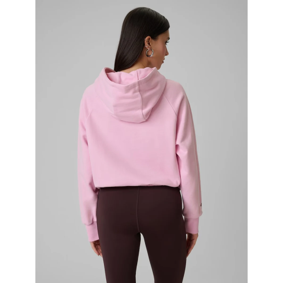 Dámska mikina s kapucňou 4F SWEATSHIRT F2175-56S-LIGHT PINK · záber 4