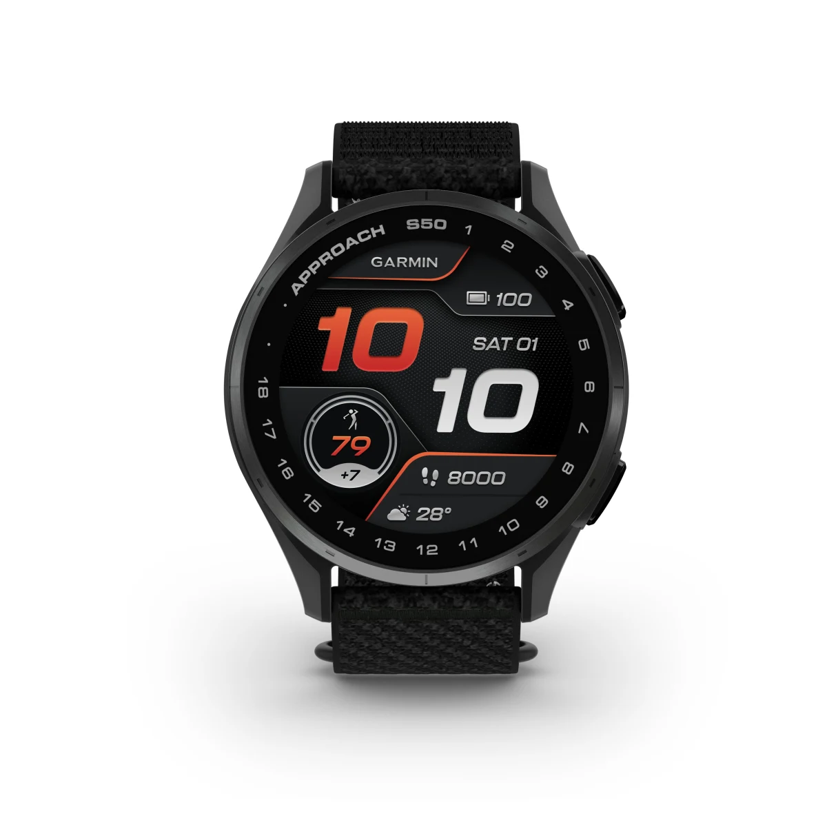 GARMIN Garmin Approach S50 golfové hodinky čierne bez · záber 2