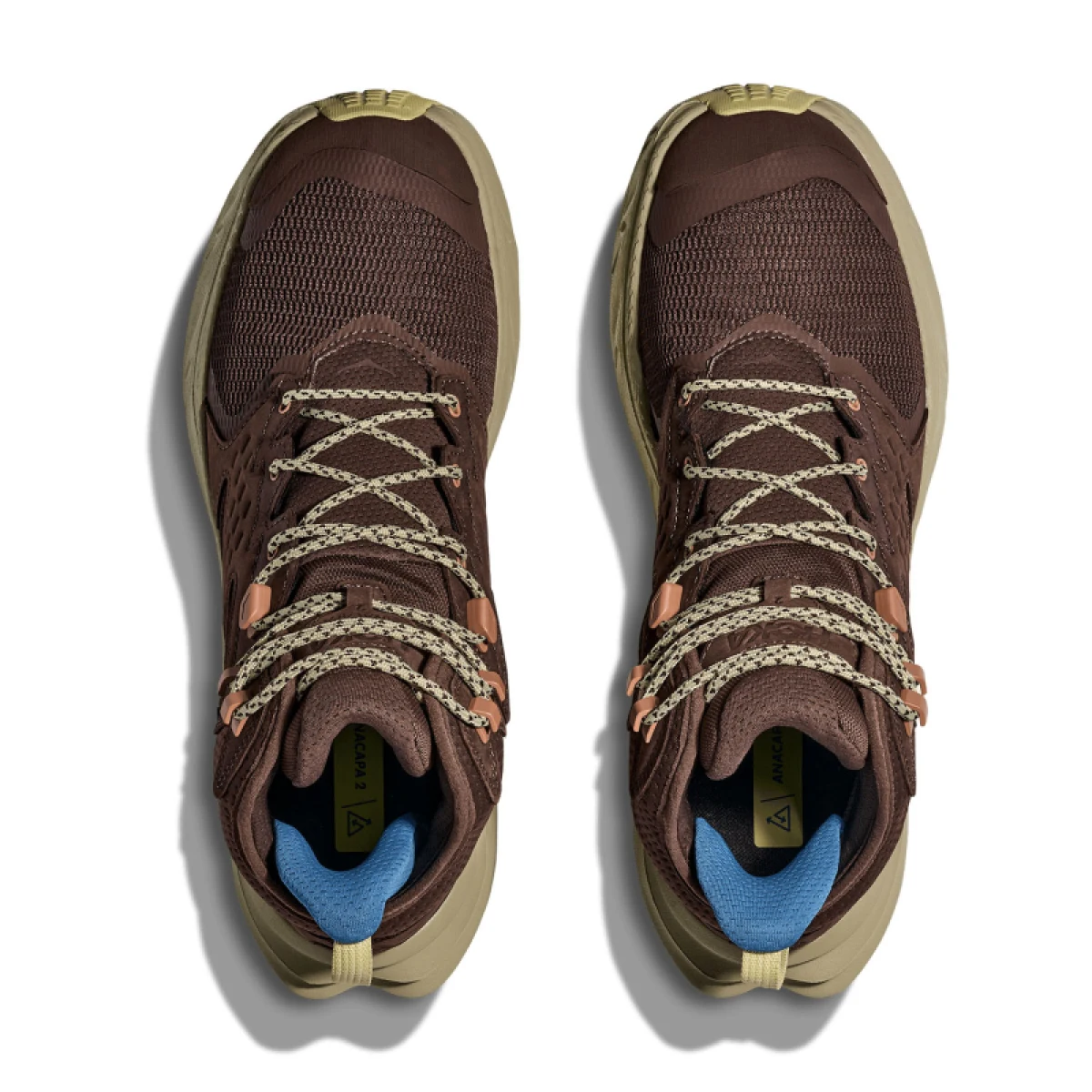 Pánska členková turistická obuv HOKA Anacapa 2 Mid GTX M walnut oyster mushroom · záber 4