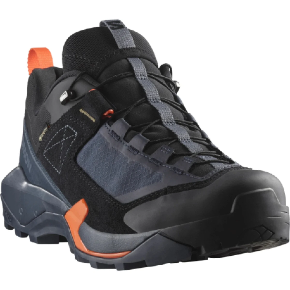 Pánská nízká turistická obuv SALOMON X Ultra Alpine GTX M blue nights black red orange · záber 1