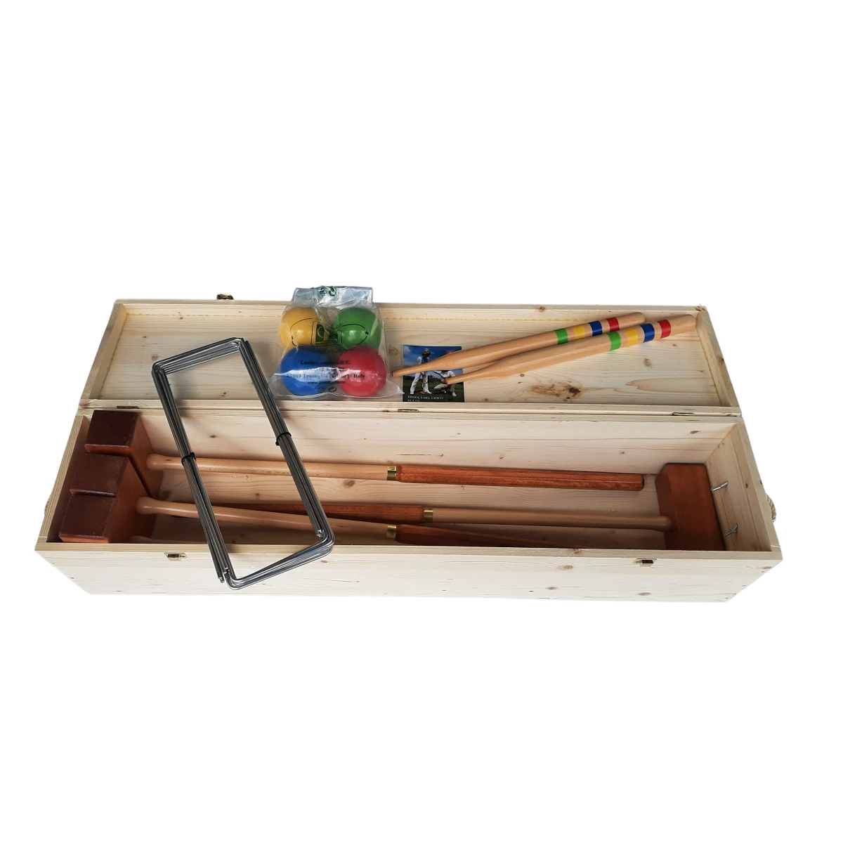 Kroket LUCIO LONDERO Professional pre 4 hráčov - drevený box · záber 2