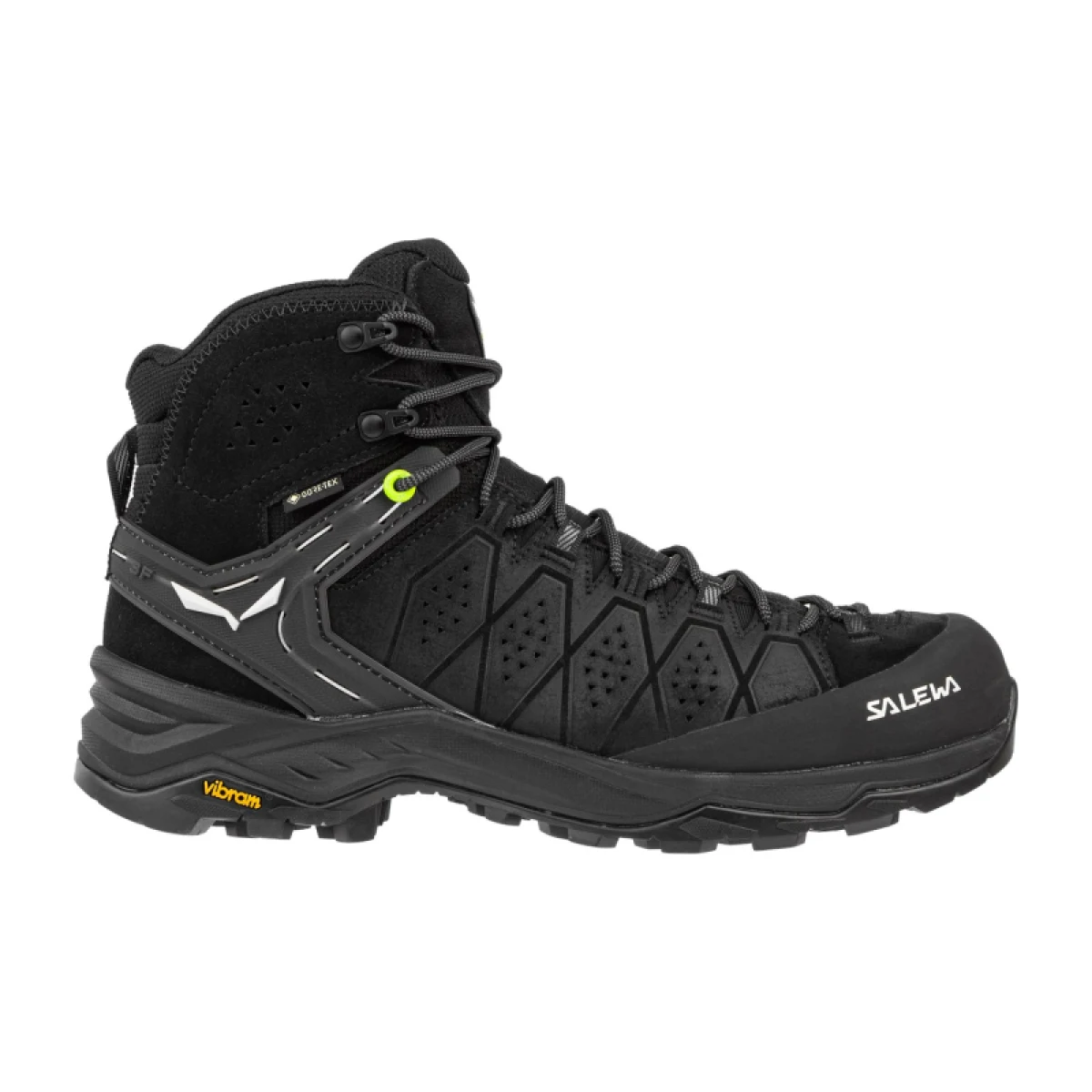 Pánská kotníková turistická obuv SALEWA Alp Trainer 2 Mid GTX M black black · záber 2