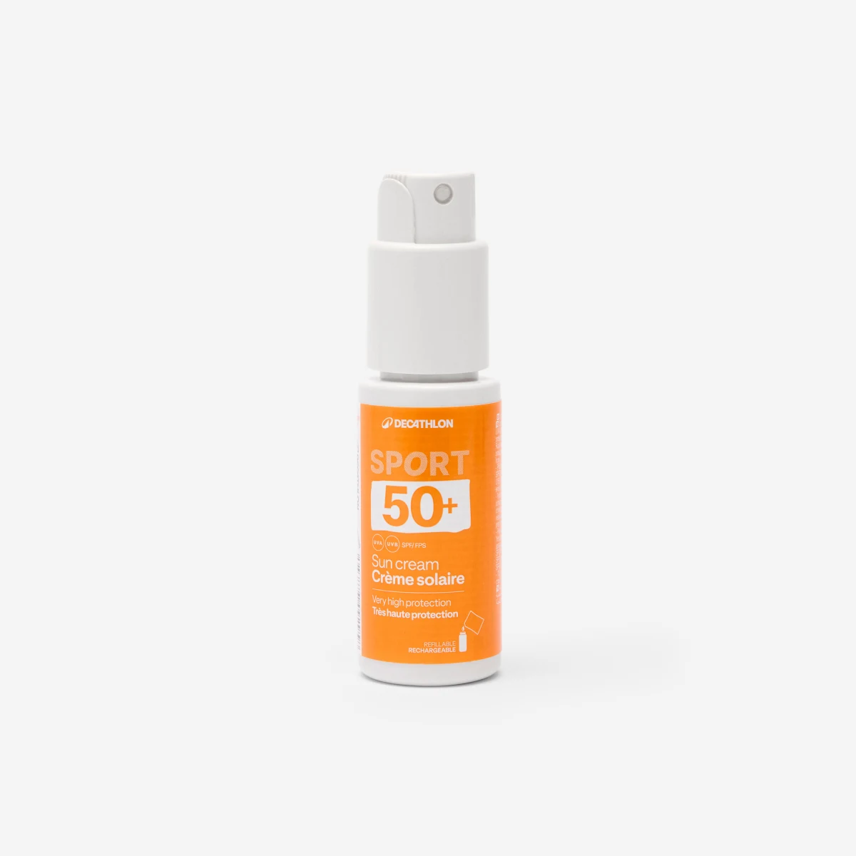 DECATHLON Sprej na opaľovanie Sport IP50+ 50 ml bez · záber 1