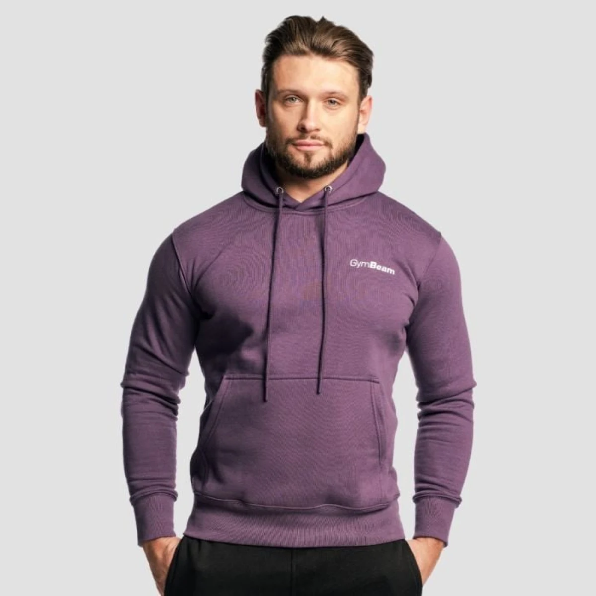 Мъжко худи Athlete Obsidian - GymBeam - Размер: S | Тегло: 0,47 g | Опаковка: 25 · záber 1