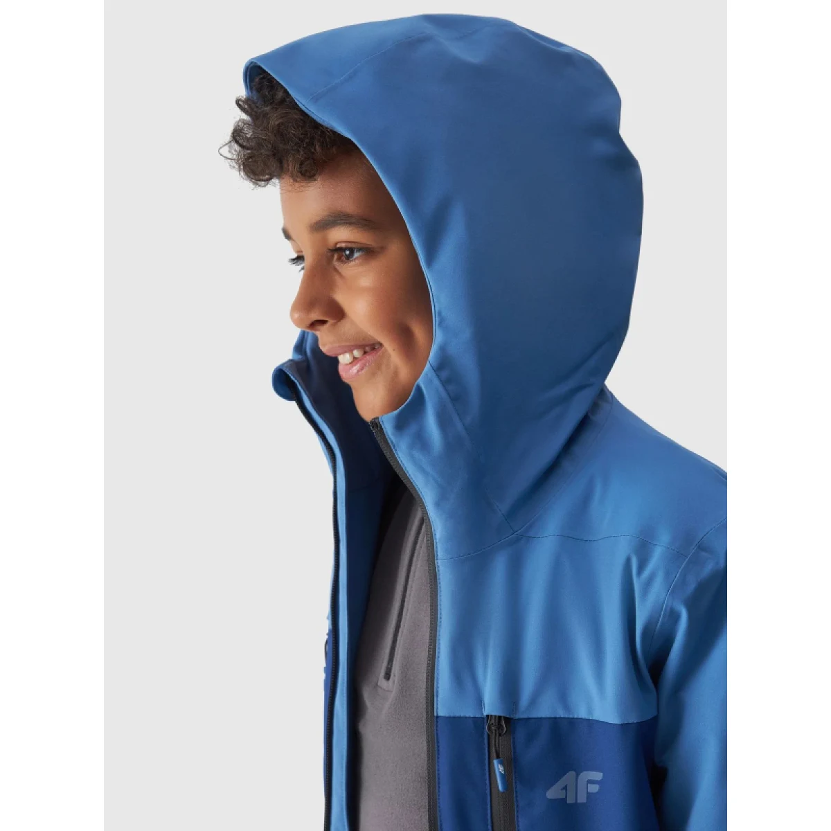 Chlapecká lyžařská bunda 4F JUNIOR TECHNICAL JACKET-JAW23TTJAM301-33S-BLUE · záber 5