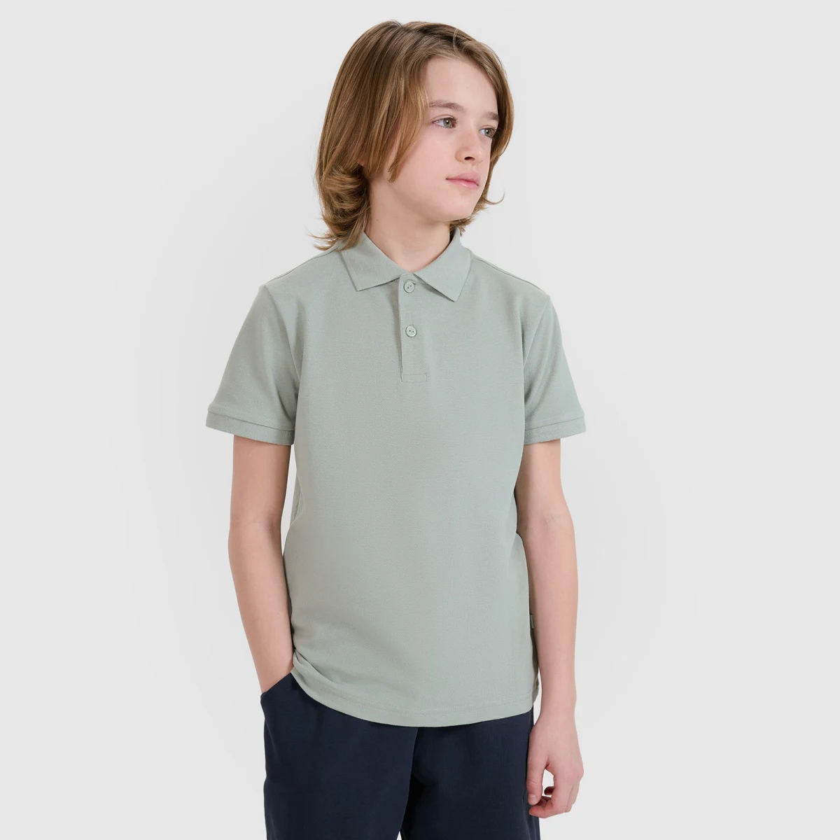 Chlapecké polo tričko - mátovou · záber 1