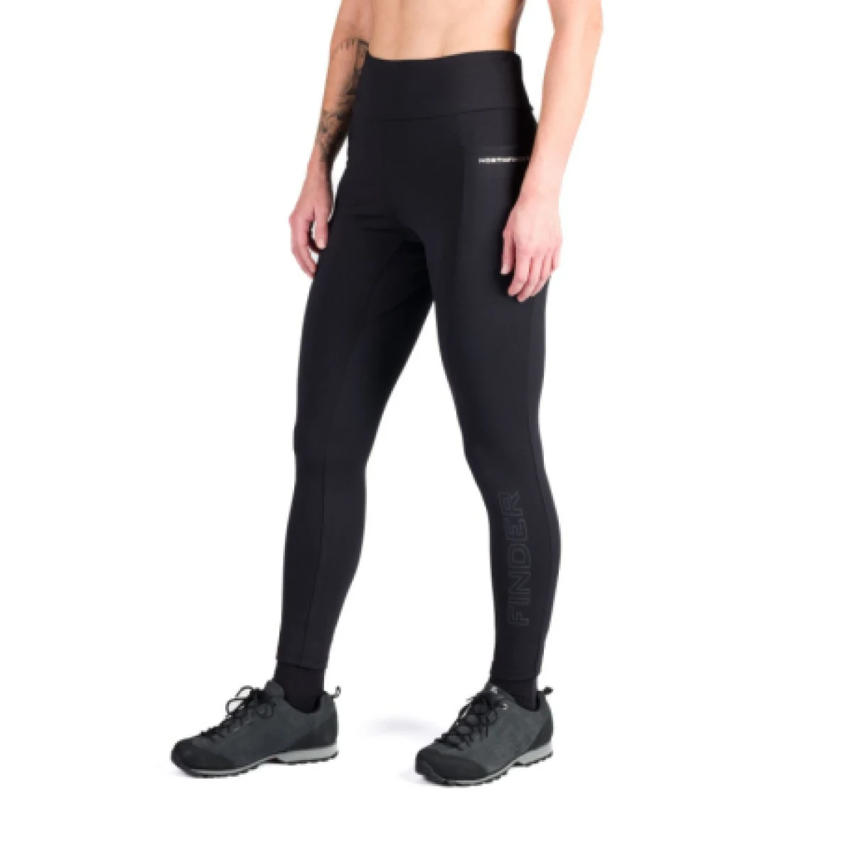 Dámske turistické zateplené legíny NORTHFINDER JAYME-269black · záber 1