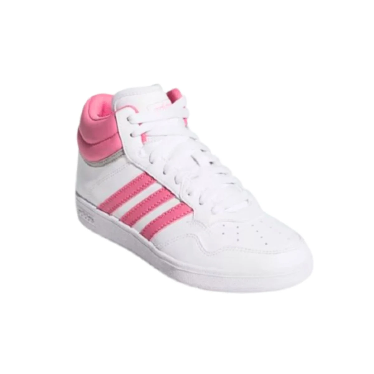 Dívčí rekreační obuv ADIDAS Hoops 4.0 Mid Jr cloud white pink fuchsia grey two · záber 1