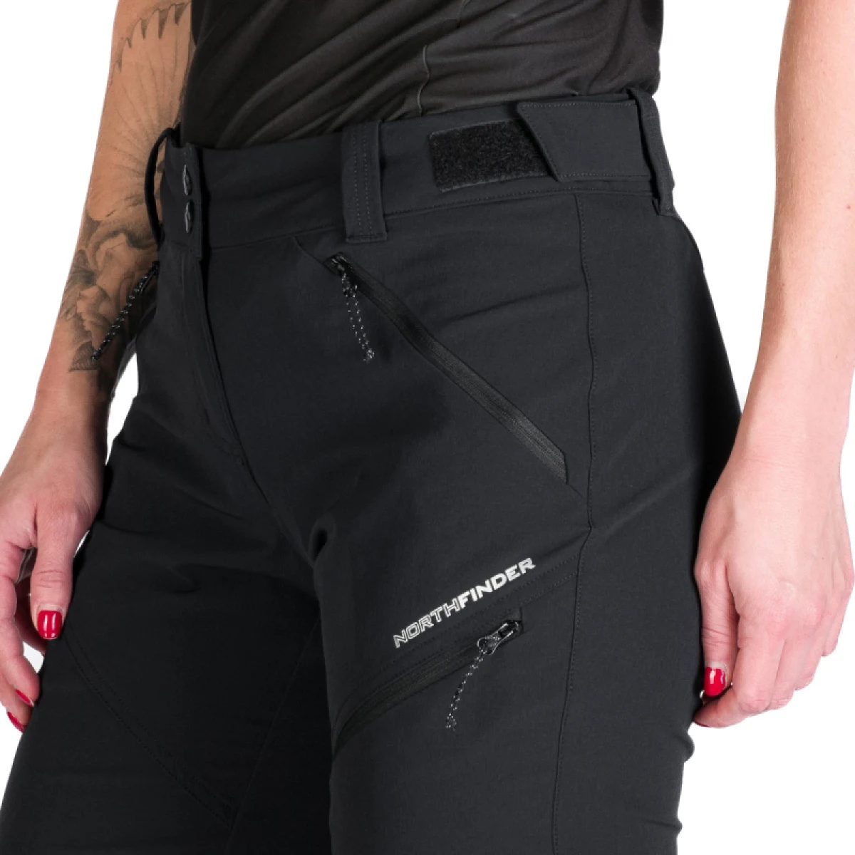 Dámské turistické kalhoty NORTHFINDER ROBYN-269black · záber 5