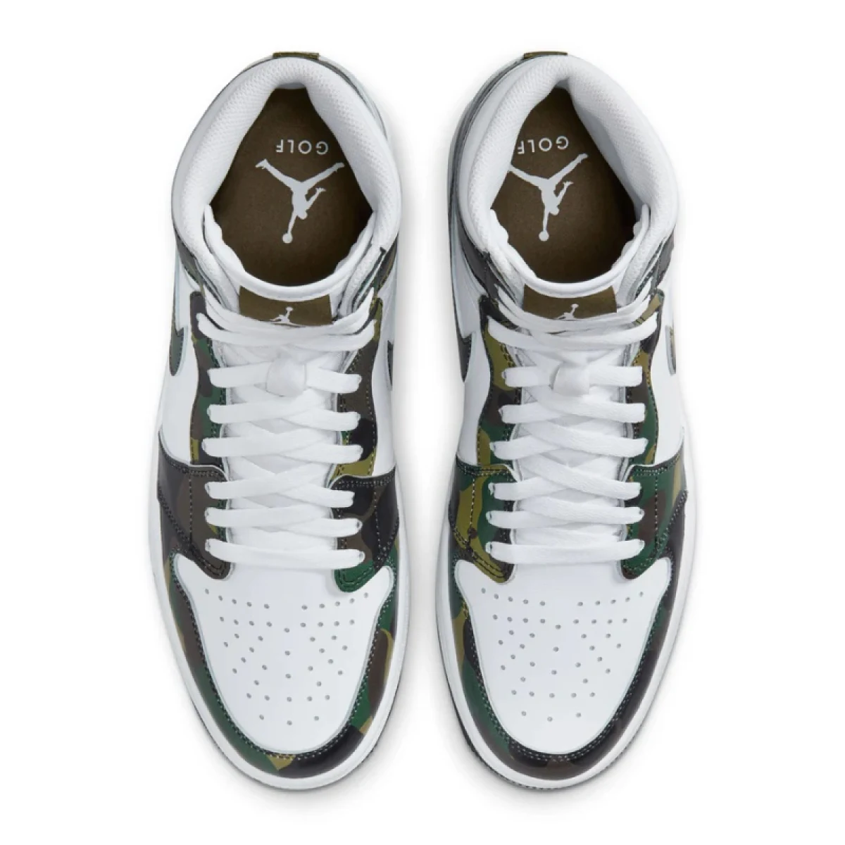 Pánská vycházková obuv NIKE Golf Air Jordan 1 High Golf white legion green black · záber 3