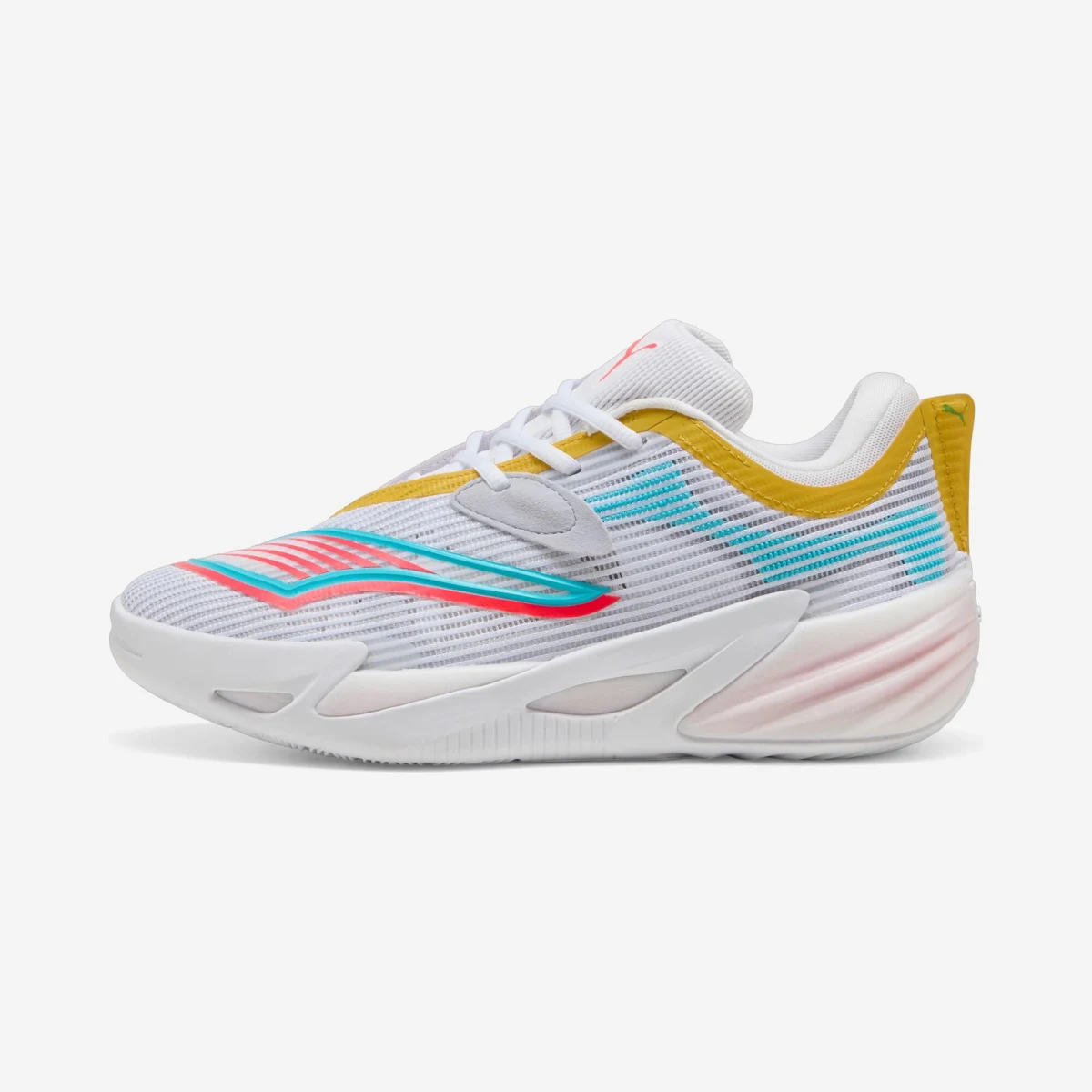 PUMA PUMA All-Pro Nitro 2 White Sunblaze basketbalová obuv 46 · záber 1