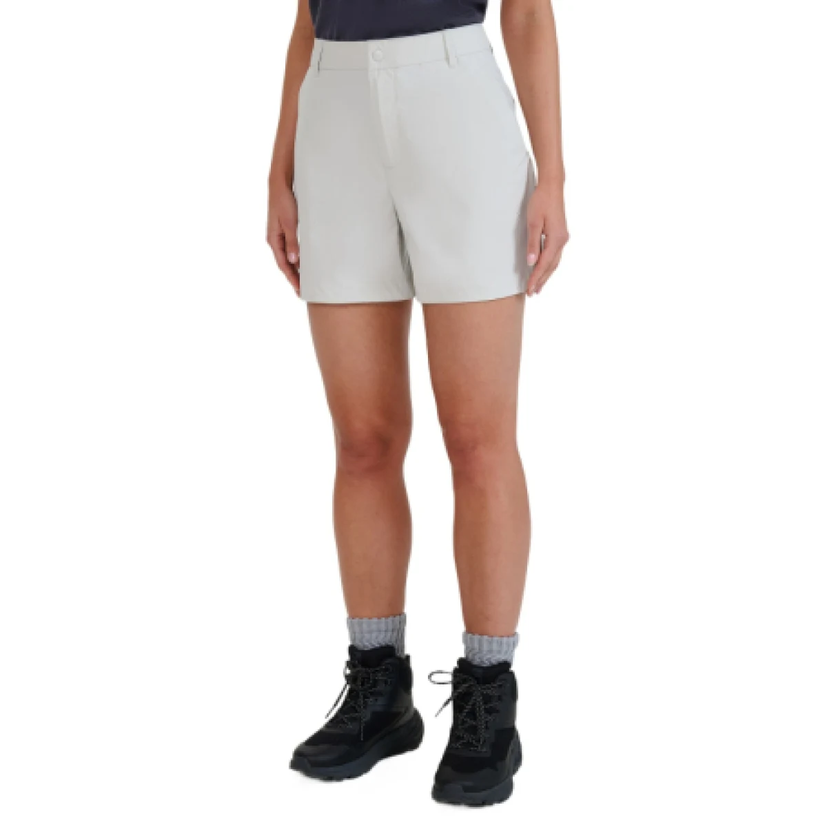 Dámské turistické kraťasy 4F SHORTS FNK-WSS25TFSHF0994-27S-COLD LIGHT GREY · záber 1