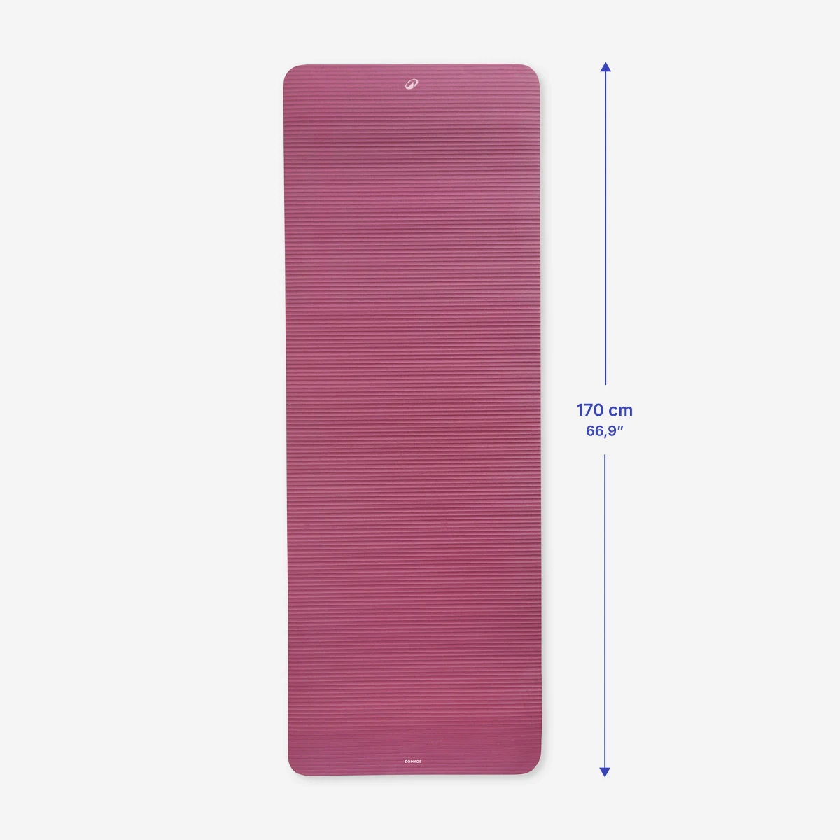DOMYOS Podložka na pilates 500 bordová 170 cm × 58 cm × 15 mm bez · záber 2