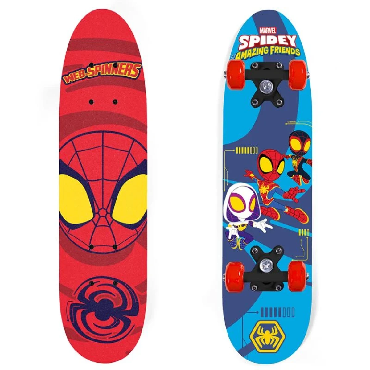 Seven Skateboard Spiderman, červený · záber 1