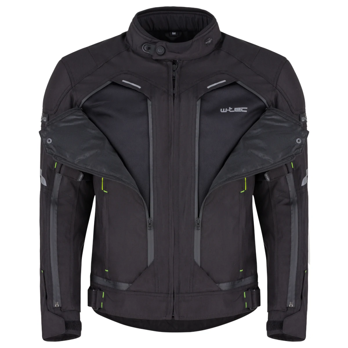 Pánska moto bunda W-TEC Progair Farba čierna-fluo, · záber 1