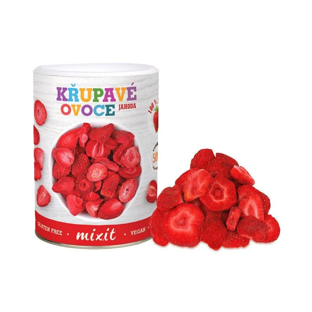 Mixit Křupavé ovoce jahoda 50g · záber 1