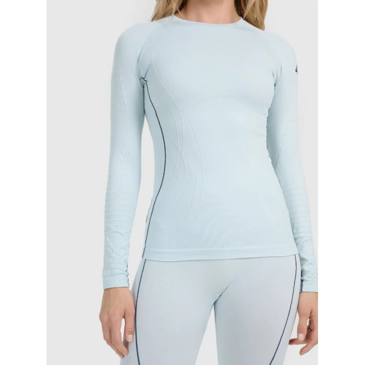 Dámské termo tričko s dlouhým rukávem 4F SEAMLESS UNDERWEAR F203-WAW25USEAF203-34S-LIGHT BLUE · záber 3