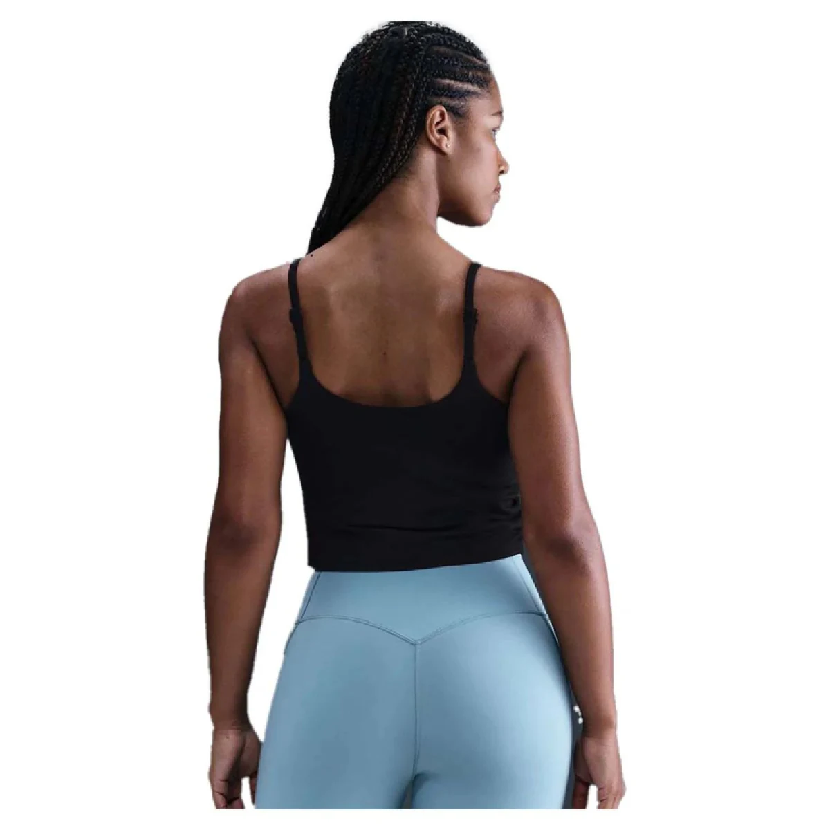 Dámske tréningové tielko NIKE W NK ONE DF TANK CPSL SPD BLACK WHITE · záber 3