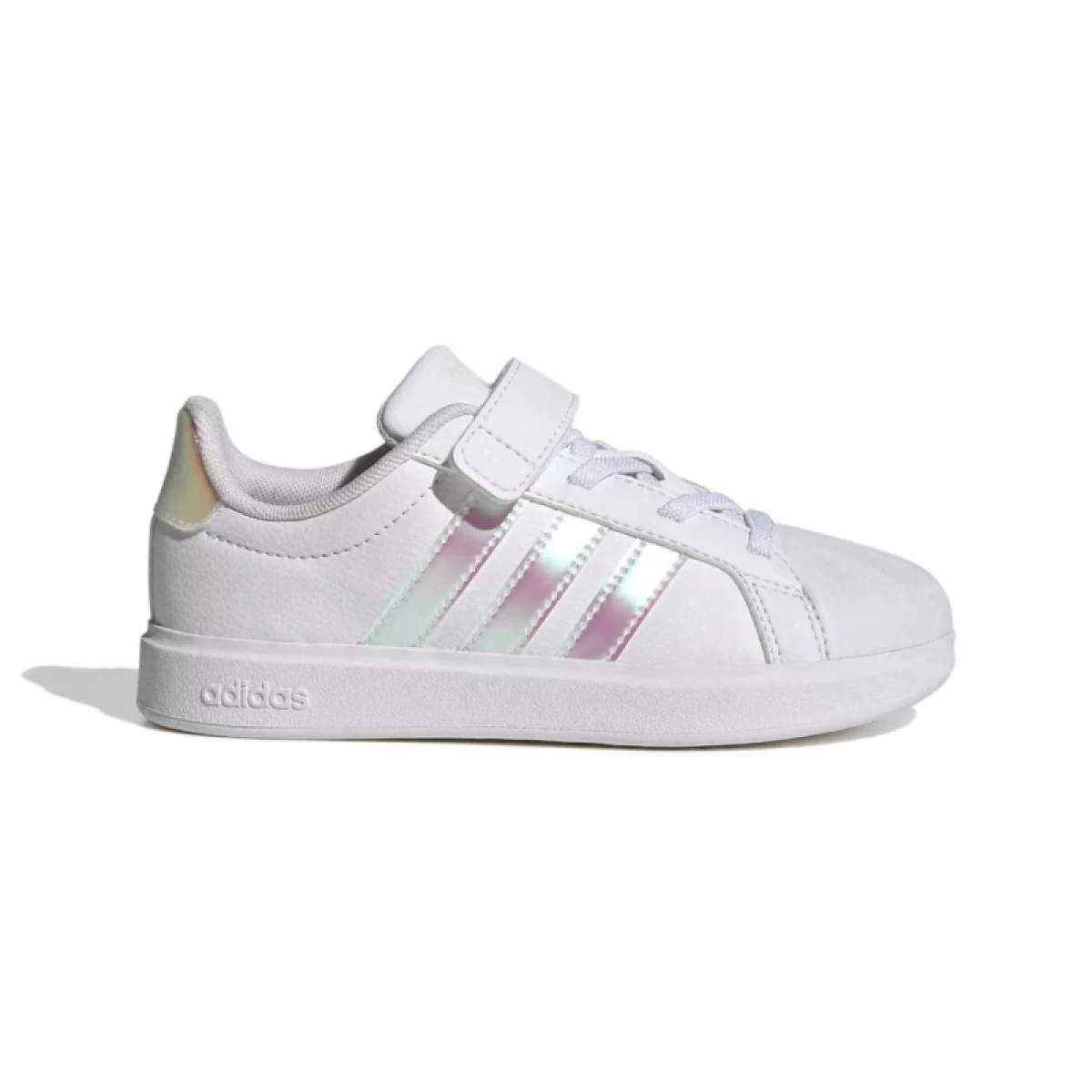 Dievčenská rekreačná obuv ADIDAS Streettalk K cloud white iridescent core white · záber 2