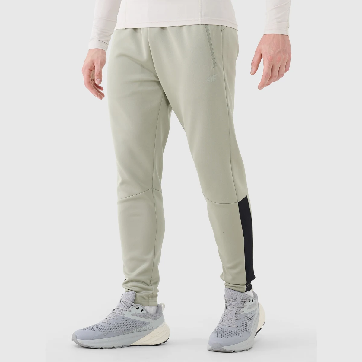 Pánské sportovní rychleschnoucí kalhoty - khaki · záber 2