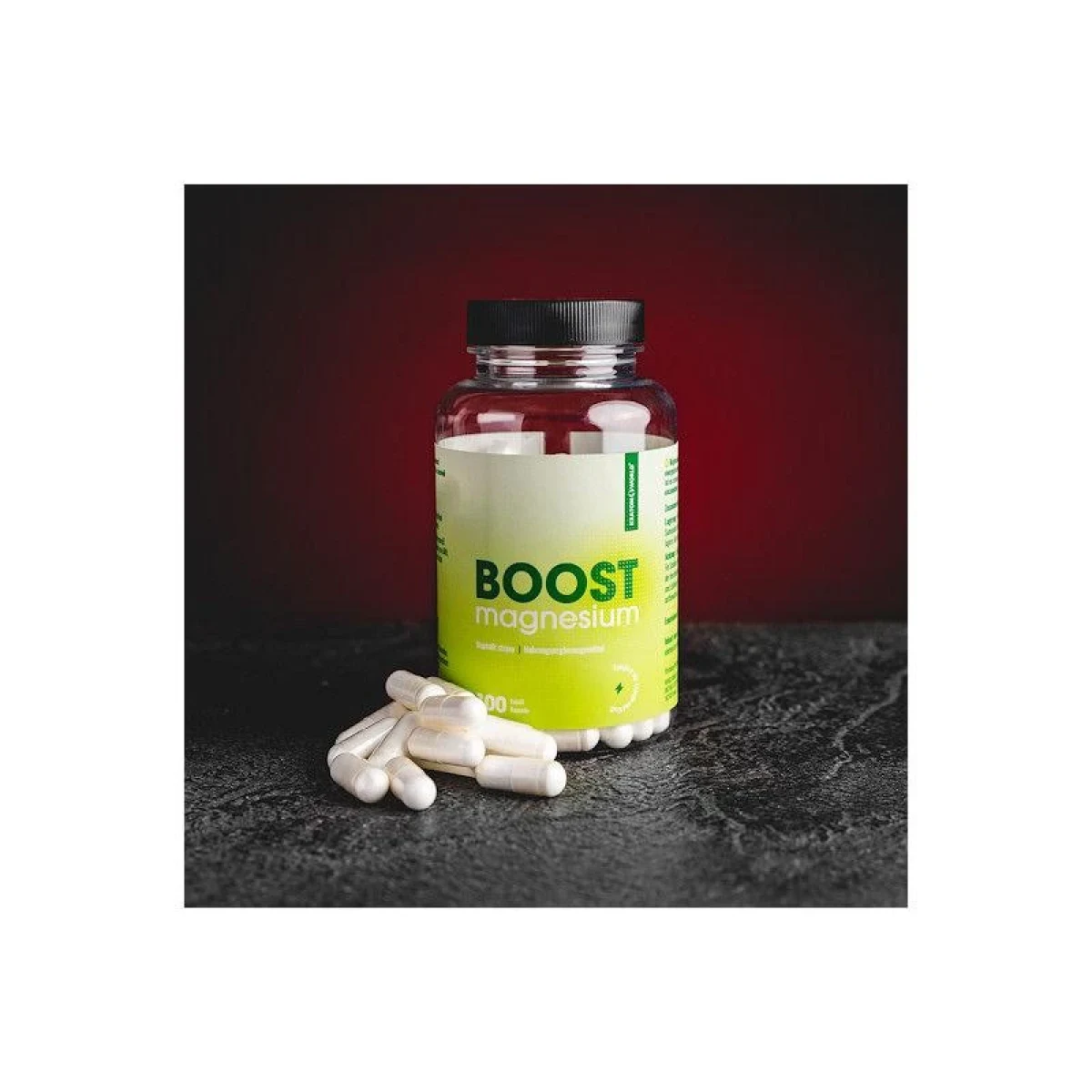 Hemp World Magnesium Boost Malát 100 kapslí · záber 1