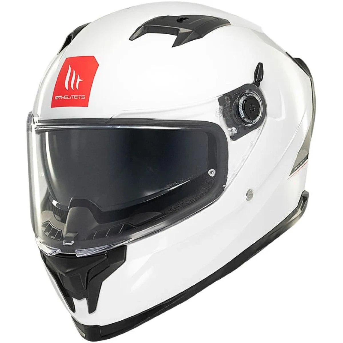 MT Helmets BRAKER SV SOLID A0 bílá - Velikost: 57-58 | Barva: Biela · záber 1