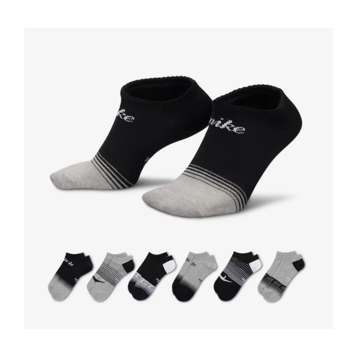 Ponožky NIKE 3 PACK-U NK ED LTWT NS 6P 132 WGFX · záber 2