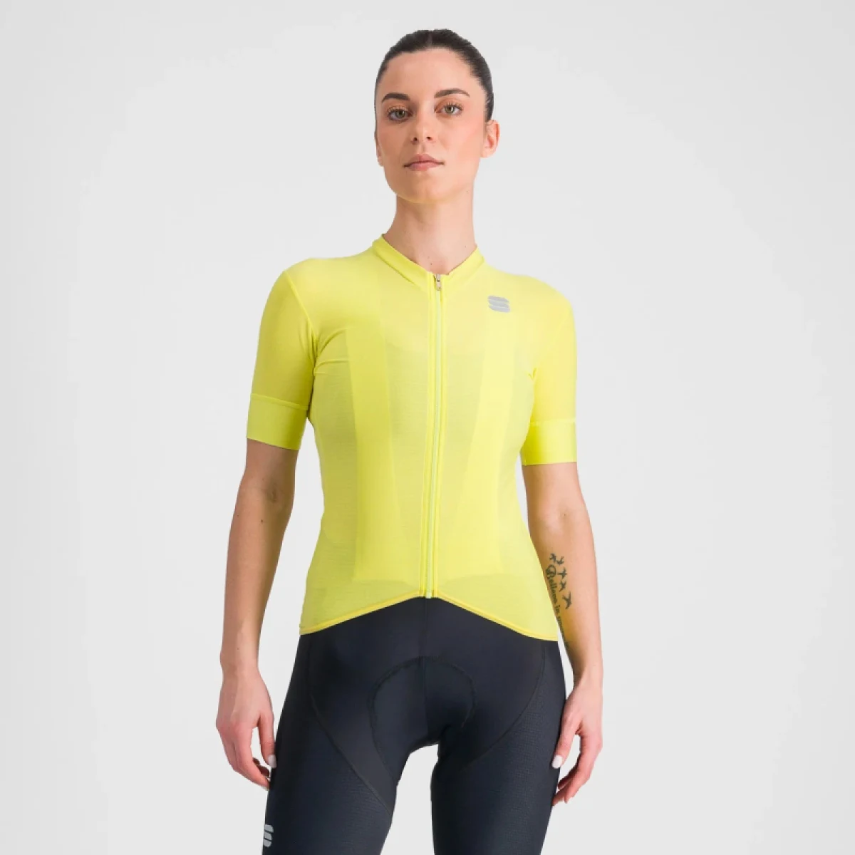 Dámský cyklistický dres s krátkým rukávem SPORTFUL Monocrom w jersey, cedar · záber 2
