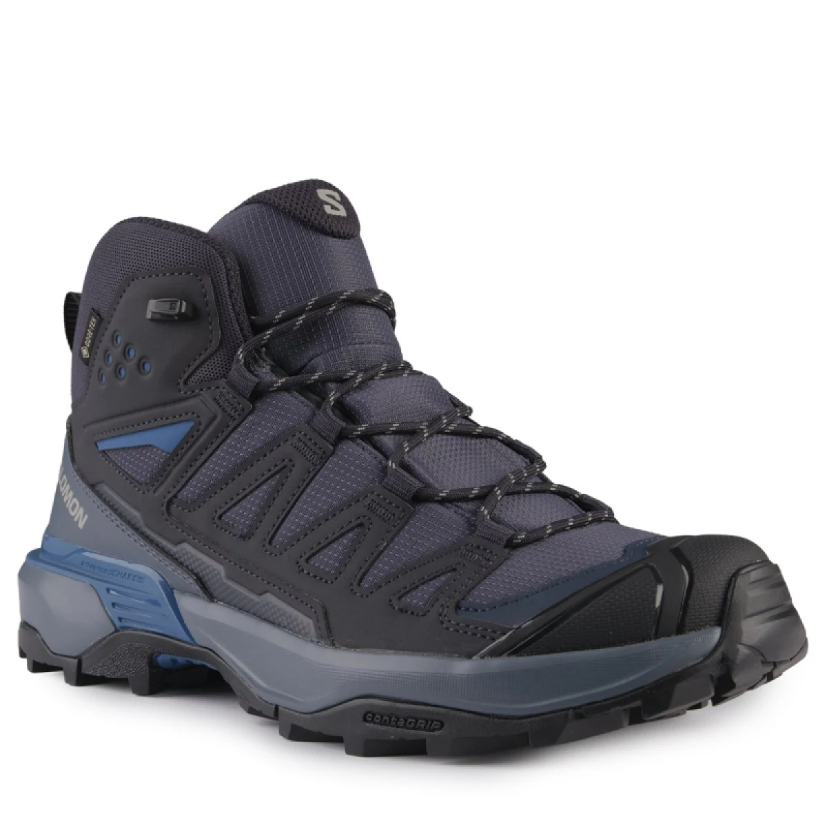 Pánska členková turistická obuv SALOMON X Ultra 360 Mid GTX M blue nights dark navy dark blue · záber 3