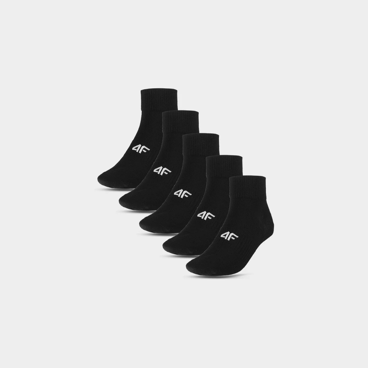 Dámské dlouhé ponožky (5-pack) - černé · záber 1