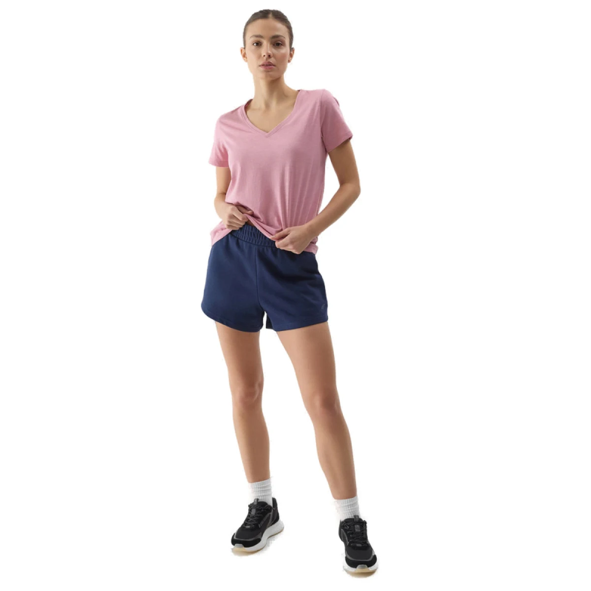 Dámské teplákové kraťasy 4F SHORTS CAS-4FWSS24TSHOF286-31S-NAVY · záber 3