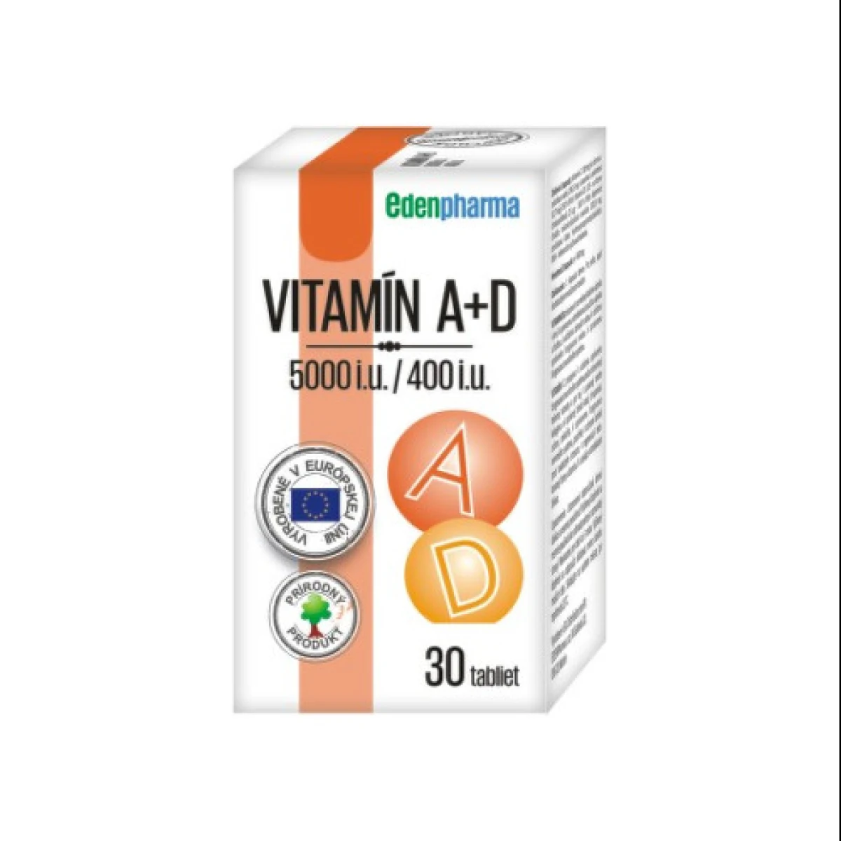 EDENPHARMA Vitamín A + D 30 tabliet · záber 1