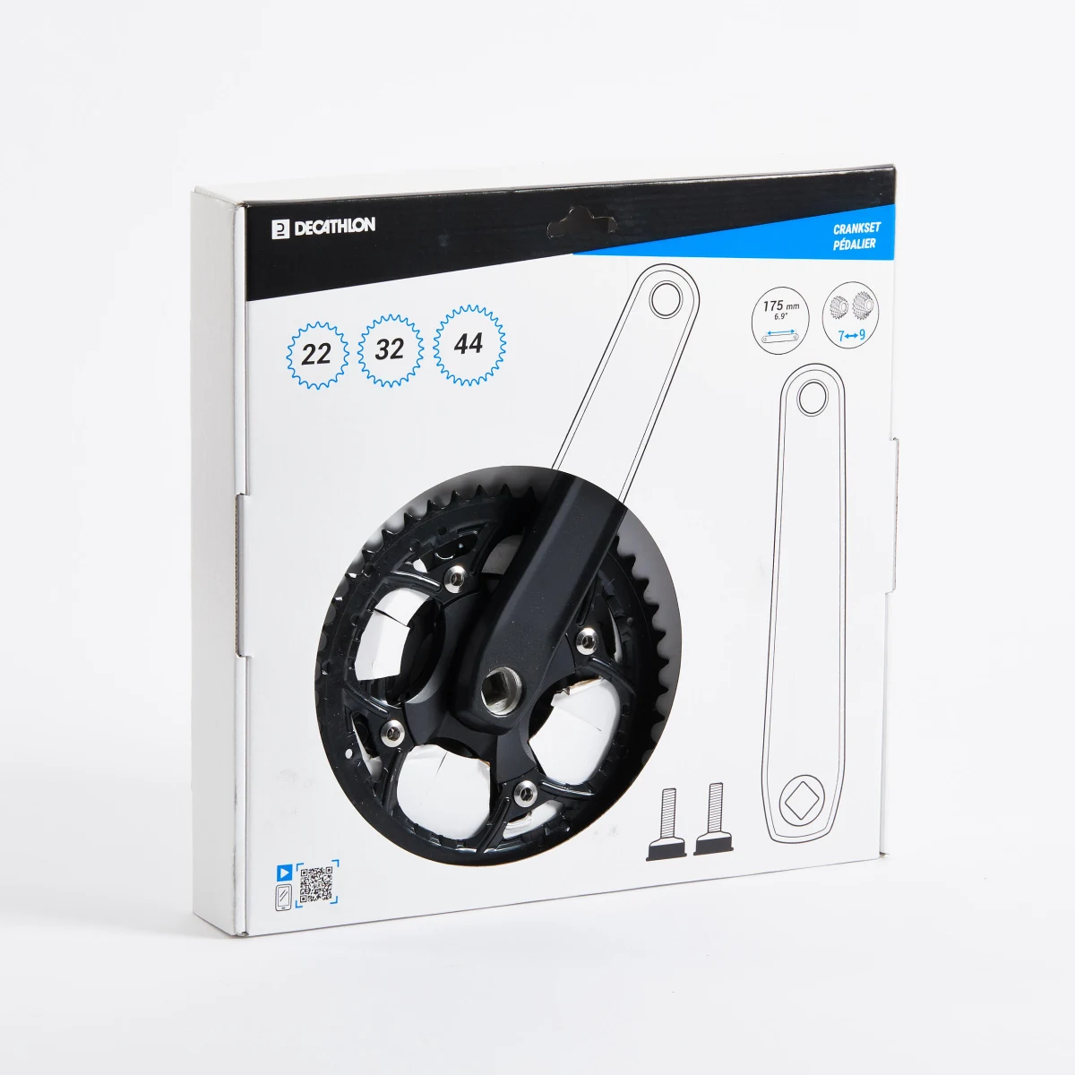DECATHLON Trojprevodník na bicykel 7-8 a 9 rýchlostí bez · záber 2