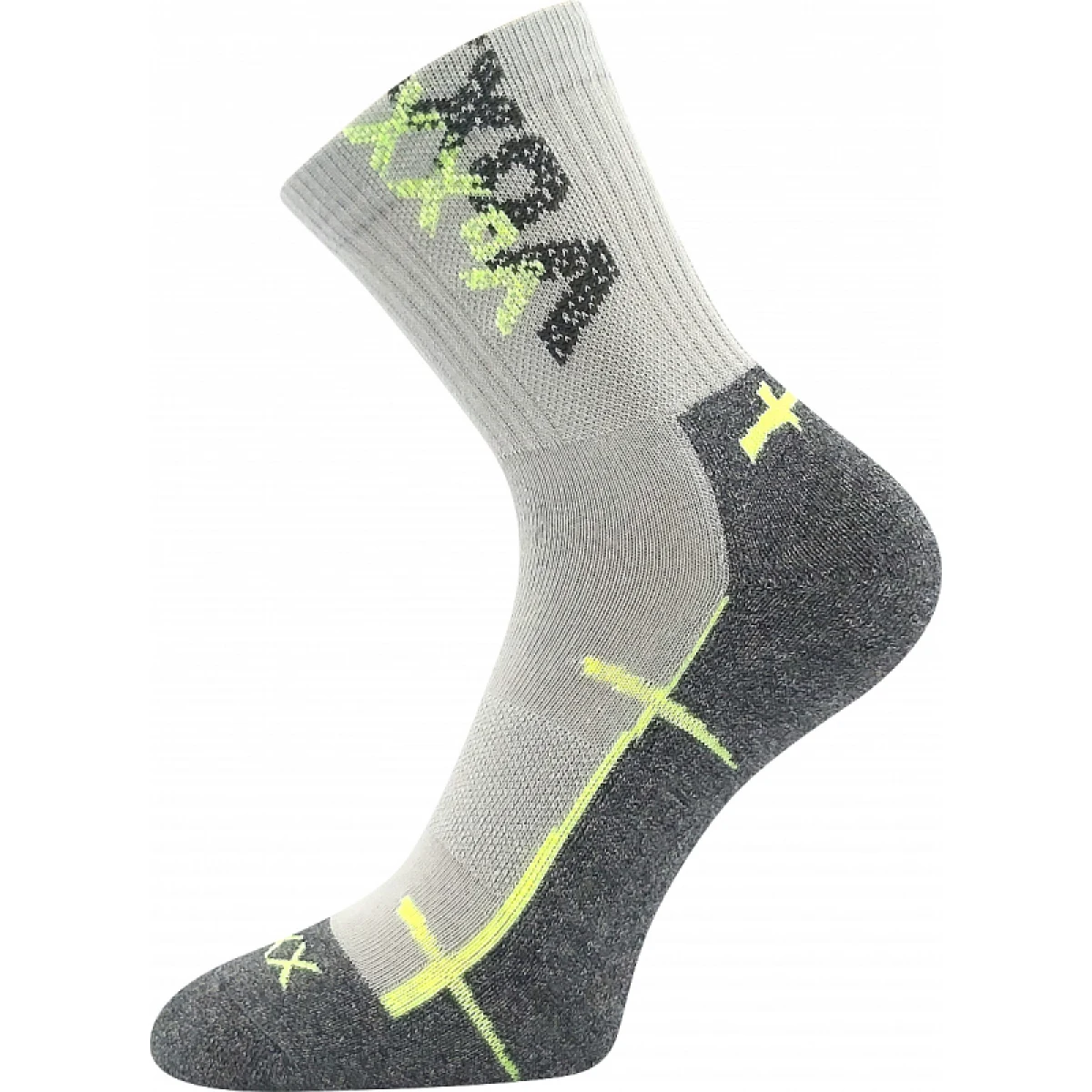 Chlapčenské turistické ponožky VOXX 3 PACK-Wallík-Grey Blue · záber 3