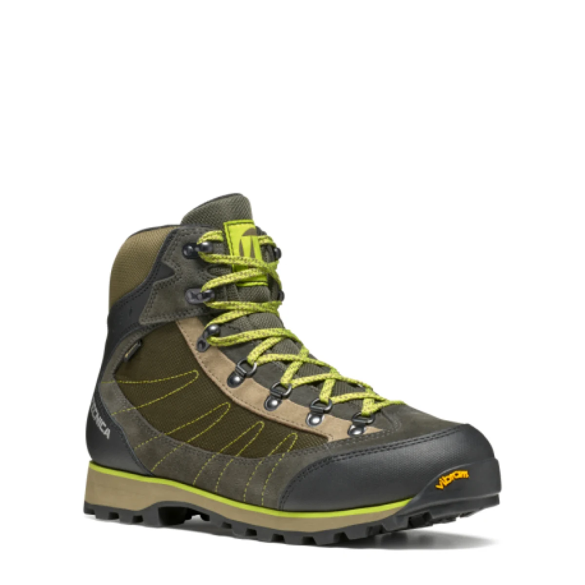 Pánská vysoká turistická obuv TECNICA Makalu IV GTX Ms, dark green light green · záber 1