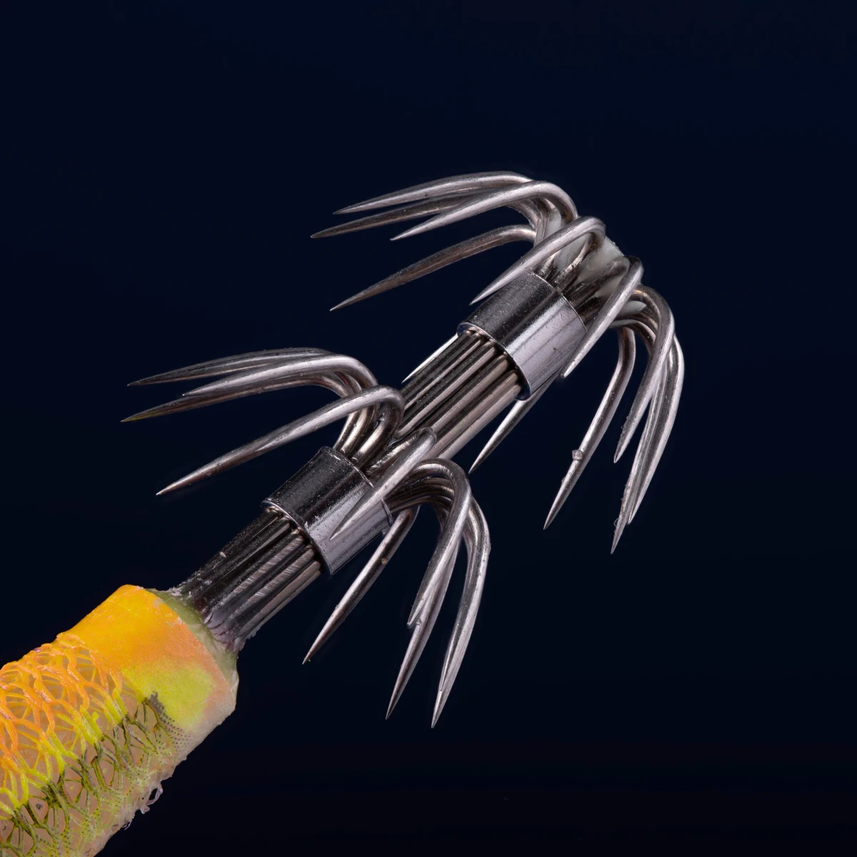 CAPERLAN Nástraha Turlutte plávajúca Ebiflo 2.5/110 oranžová fluo na lov sépií/kalmárov bez · záber 2