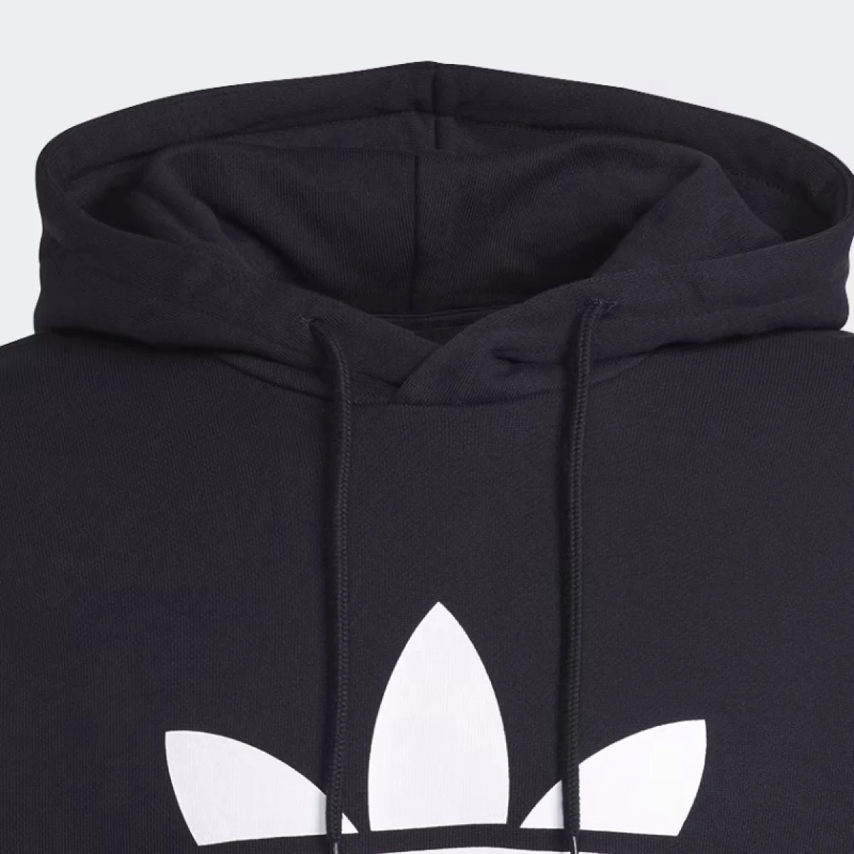 Pánská mikina s kapucí ADIDAS ORIGINALS TREFOIL HOODY-IM4489-black white · záber 5