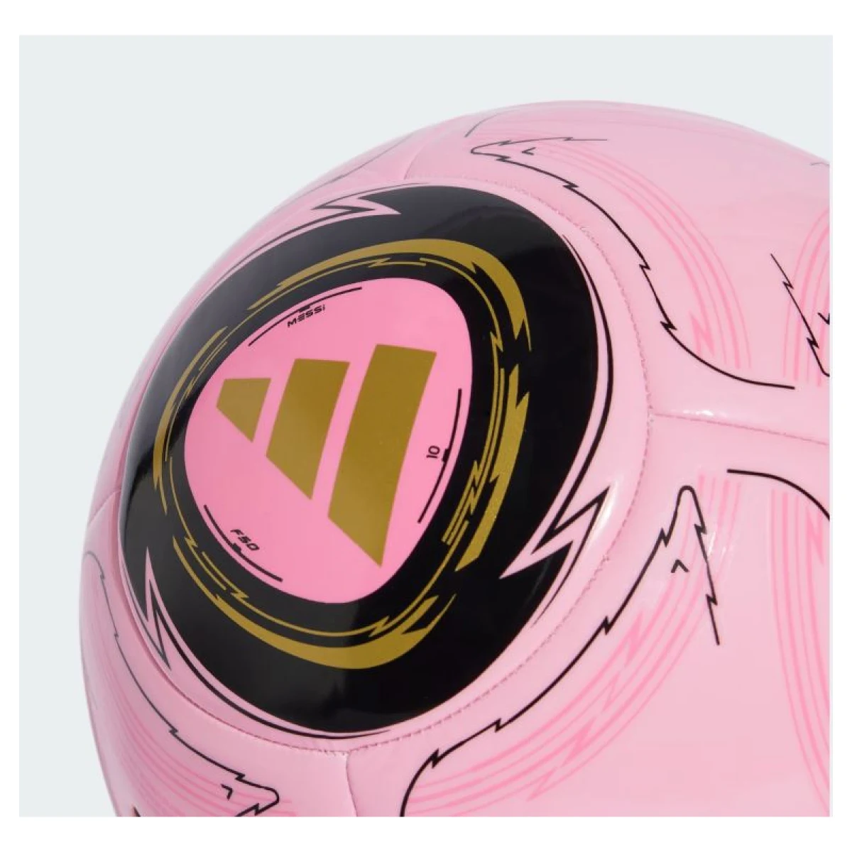 Fotbalový míč ADIDAS MESSI CLB LTPINK BLACK DRFOGO · záber 3