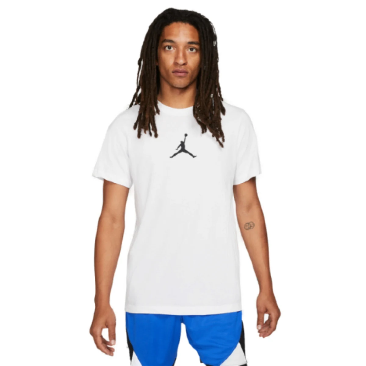 Férfi rövid ujjú póló NIKE JORDAN M J JD AIR STRETCH SS CREW-410-Blue · záber 1