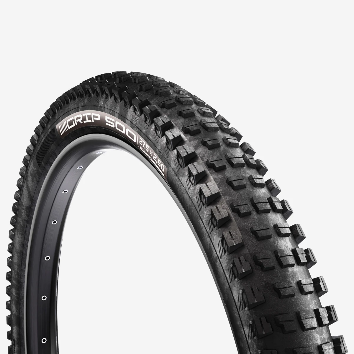 ROCKRIDER Plášť na horskú cyklistiku GRIP 500 E+ 27,5' x 2,6 27.5" · záber 1