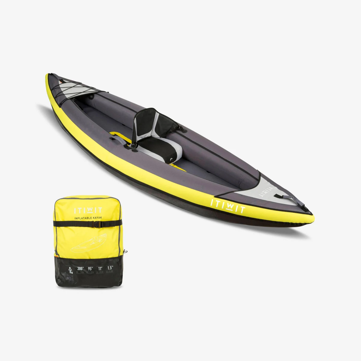 DECATHLON Nafukovacia podlaha V5 na kajaky Itiwit 1 a Itiwit 1 New bez · záber 2