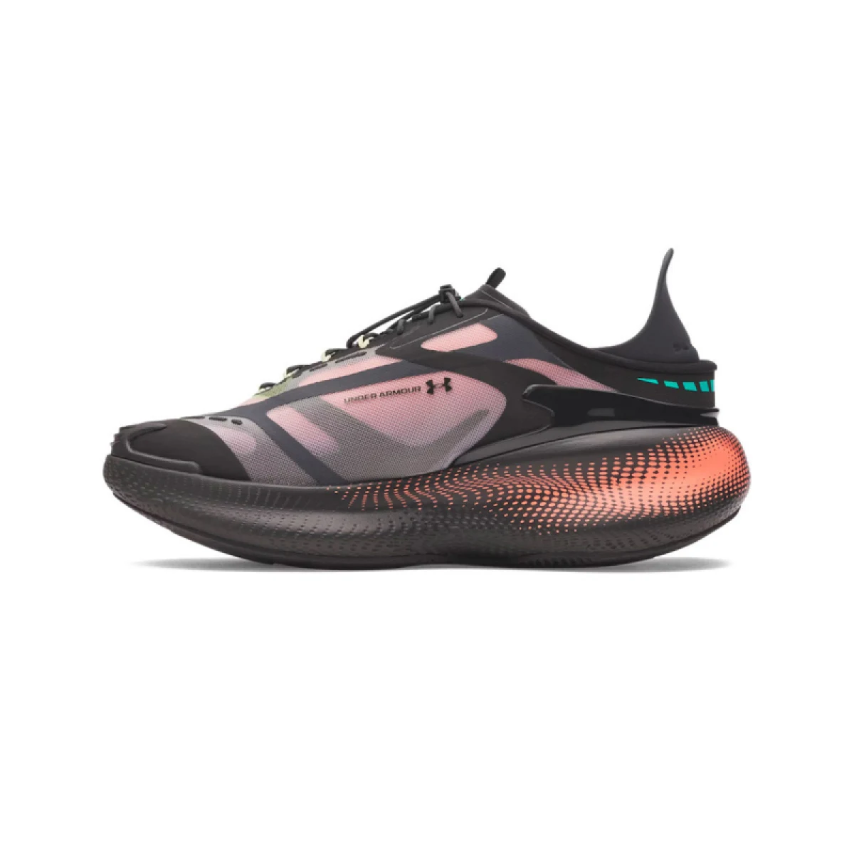 Pánska rekreačná obuv UNDER ARMOUR UA Echo M electric tangerine black green mode · záber 2