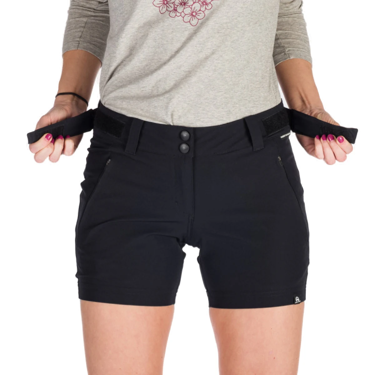 Dámské turistické kraťasy NORTHFINDER LOIS-269-black · záber 5