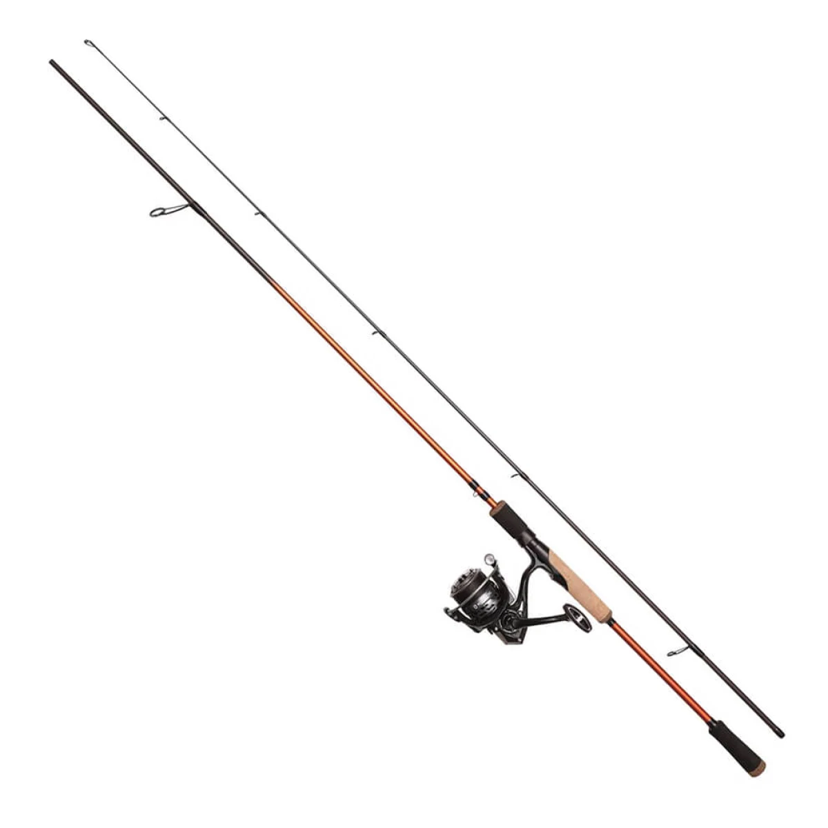 = prút KINETIC Jawbreaker CT + navijak + šnúra dĺžka 2,10 m, záťaž 4-21 g · záber 1