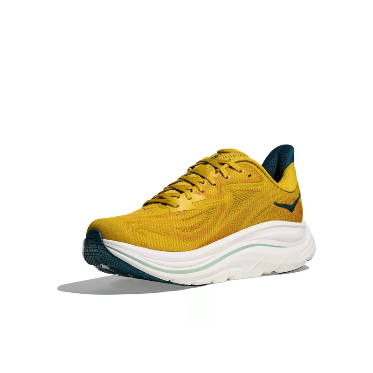 Pánská běžecká obuv HOKA Clifton 10 M yellow gold tidal wave · záber 4