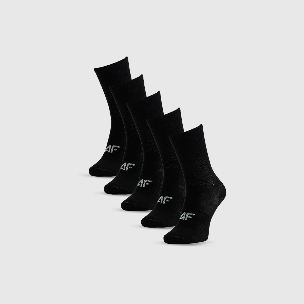 Dívčí dlouhé ponožky (5-pack) - černé · záber 1