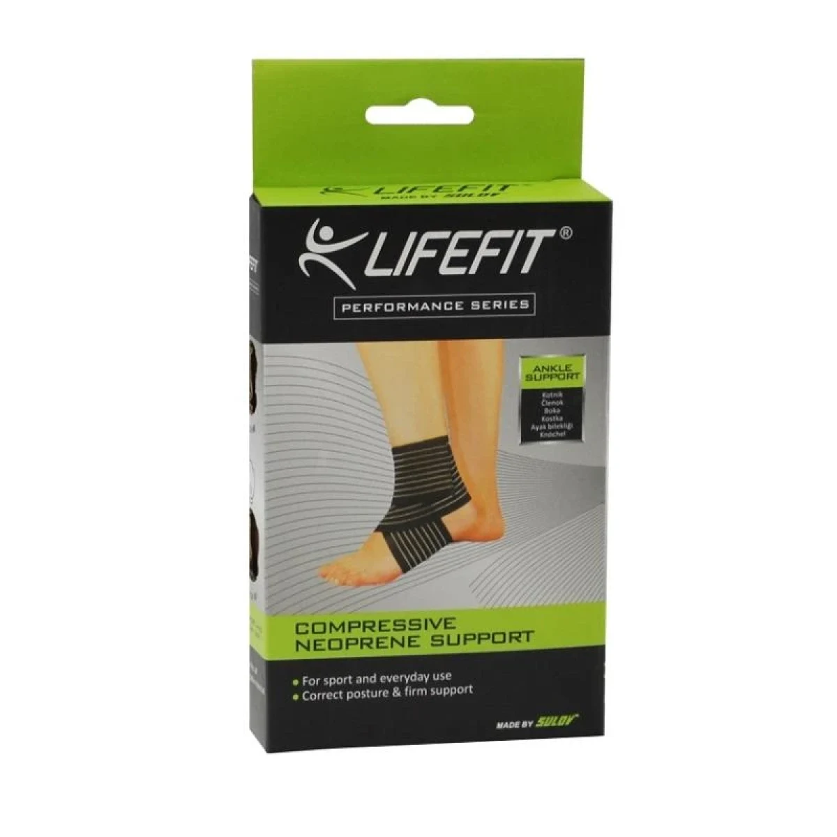 Lifefit Kompresní sportovní bandáž kotníku Bk-101 · záber 1
