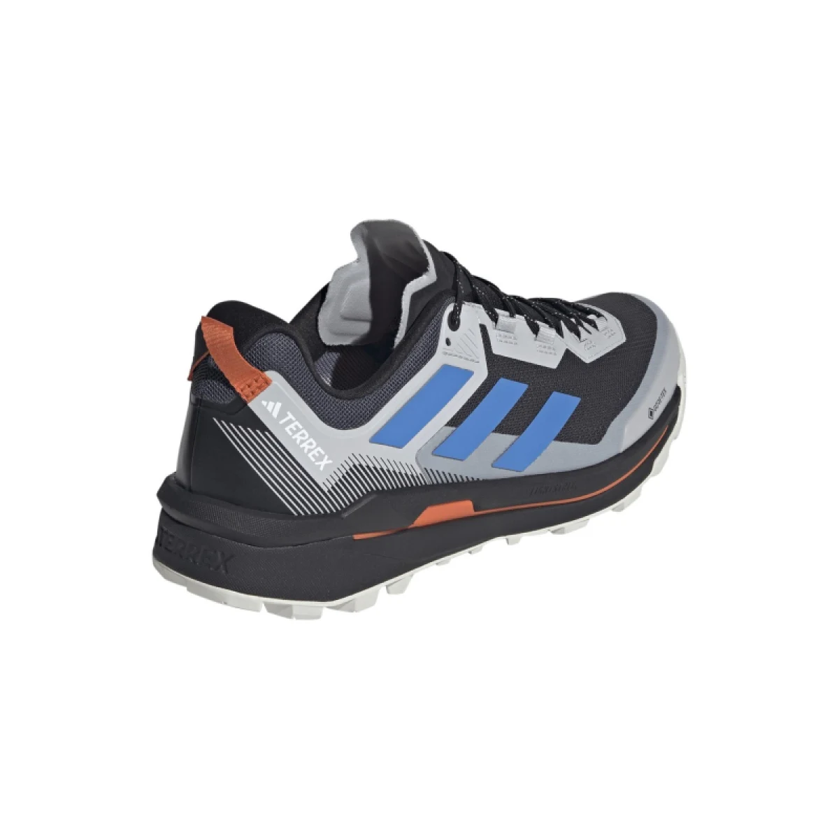 Pánska nízka turistická obuv ADIDAS Terrex Skychaser Tech GTX M shadow navy ray blue semi impact orange · záber 5